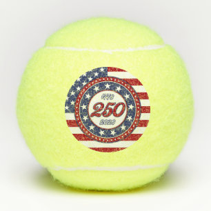 America’s 250th Birthday With USA Flag Tennis Balls
