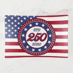 America’s 250th Birthday With USA Flag Trinket Tray