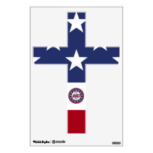 America’s 250th Birthday With USA Flag Wall Decal
