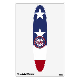 America’s 250th Birthday With USA Flag Wall Decal