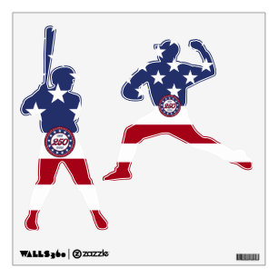 America’s 250th Birthday With USA Flag Wall Decal