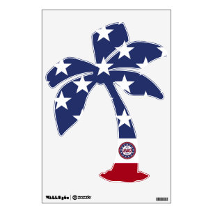 America’s 250th Birthday With USA Flag Wall Decal
