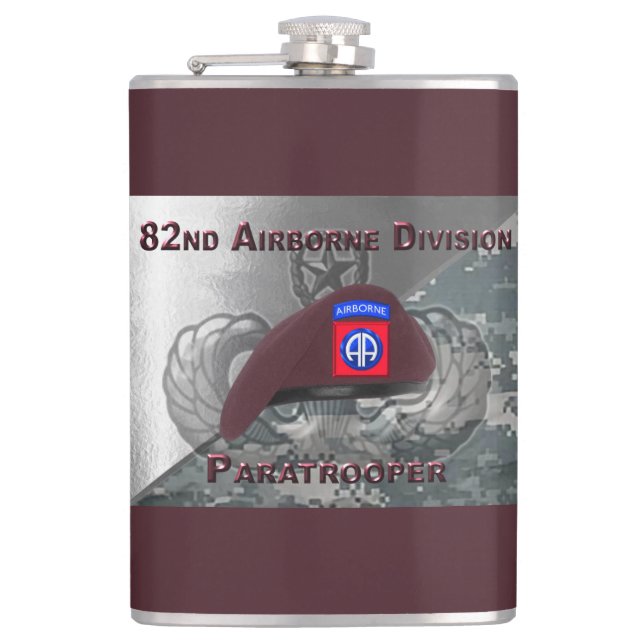 America’s 82nd Airborne Division Flask (Front)