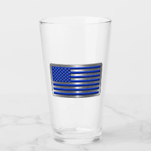 America’s First Responder Flag Glass