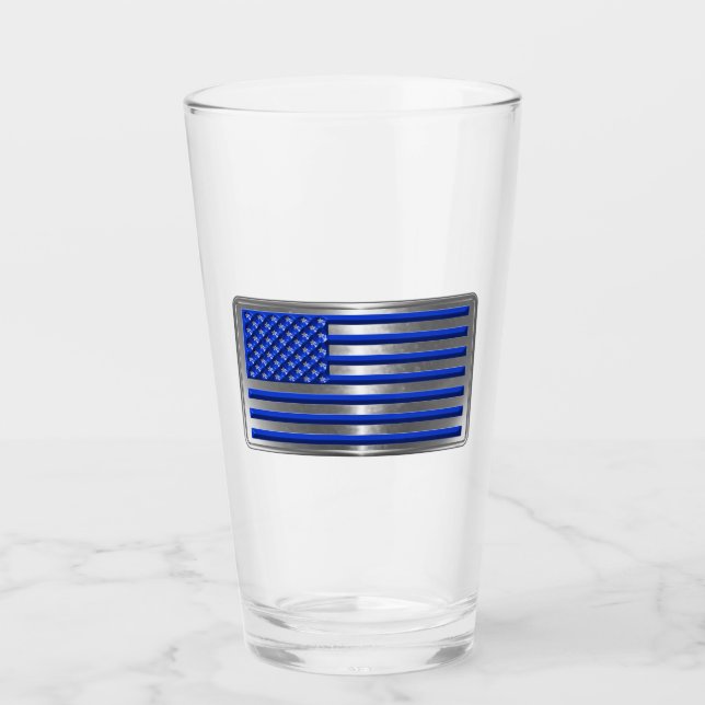 America’s First Responder Flag Glass (Front)