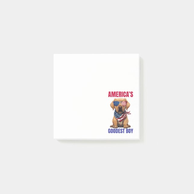 America’s Goodest Labrador Post-it Notes (Front)