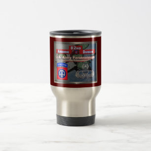 America’s Guardian 82nd Airborne Division Travel Mug