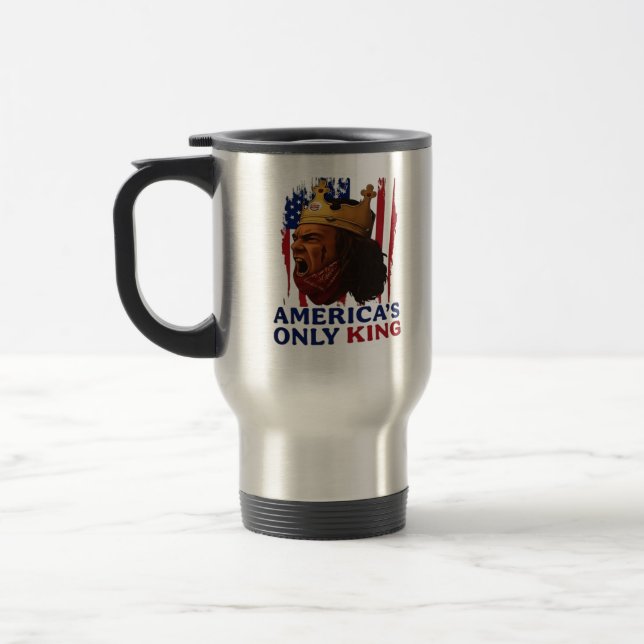 America’s Only King Travel Mug (Left)