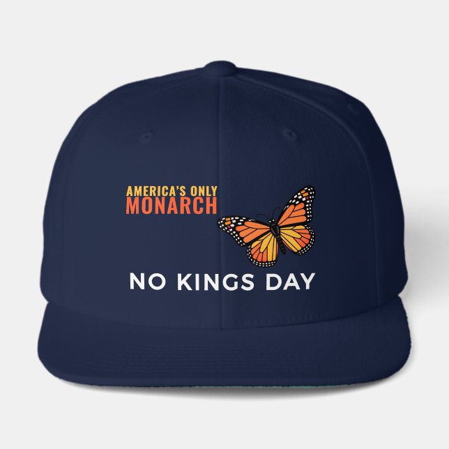 America’s Only Monarch: No Kings Day Visor (Front)