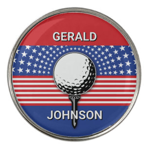 America’s Patriotic Golf Design Ball Marker