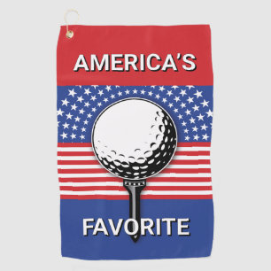 America’s Patriotic Golf Design Towel