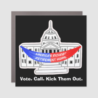 America’s Richest Retirement Home Car Magnet