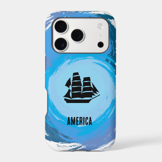 America Sailing Ship iPhone 17 Pro Case
