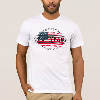 America Since 1776 with American Flag Men's  T-Shirt