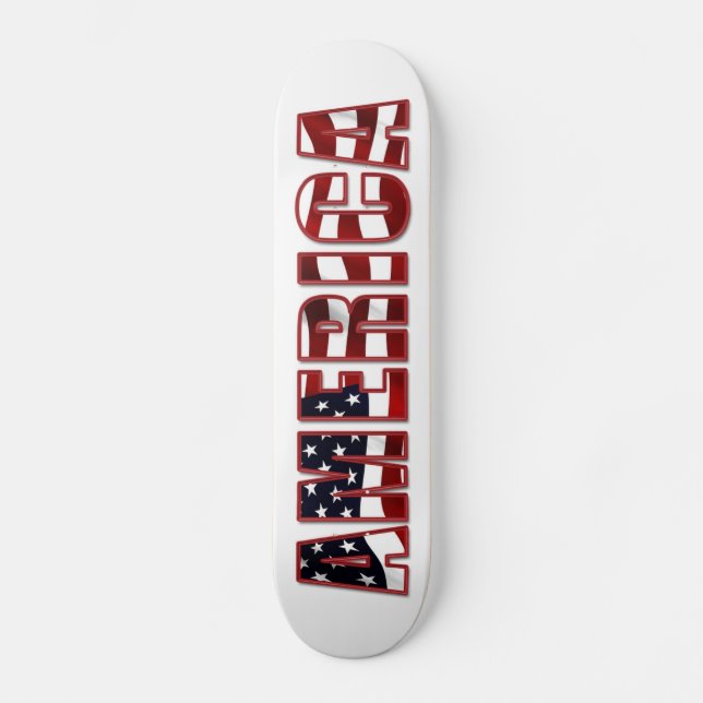 America Skateboard (Front)