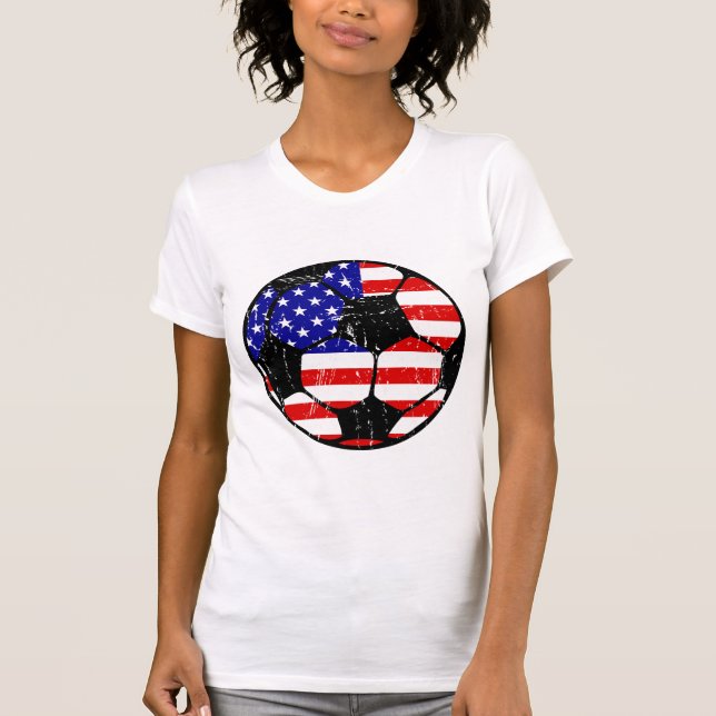 America Soccer Ball T-Shirt (Front)