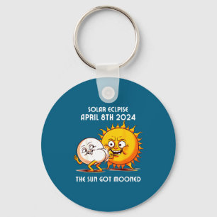 America Solar Eclipse 4 08 Keychain