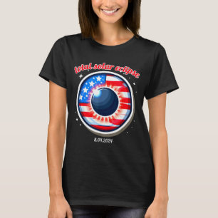 America solar eclipse texas 4.8.24 total solarAmer T-Shirt