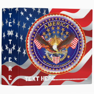 America Spirit Is Not Forgotten Please See Notes 3 Ring Binder