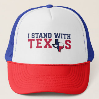 America Strong "I Stand With Texas" Trucker Hat