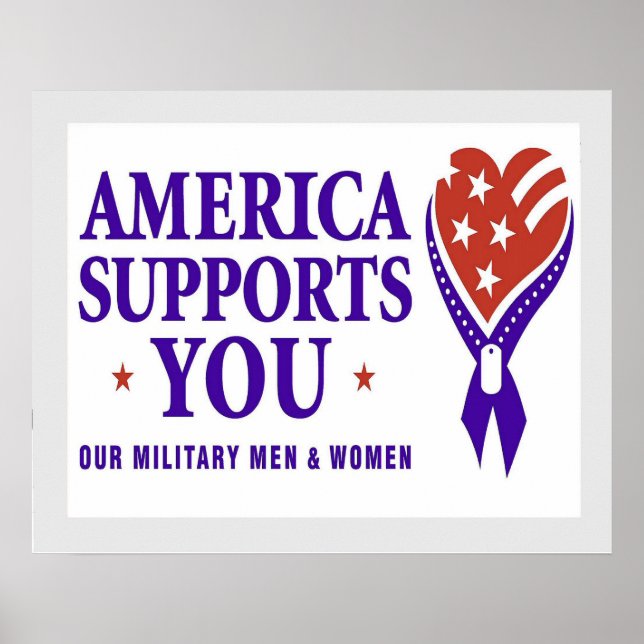America Suppots You DARK Poster (Front)