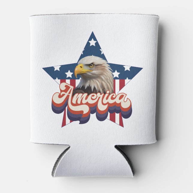 America the Beautiful  Can Cooler (Front)