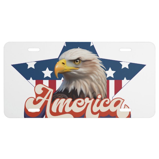 America the Beautiful  License Plate (Front)