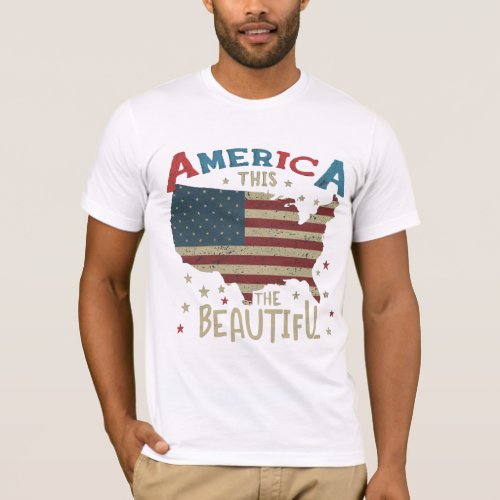 America the Beautiful  T_Shirt