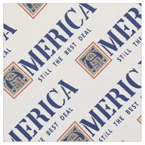 America The Best Deal Fabric