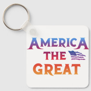America the Great Keychain