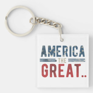 America the Great Keychain