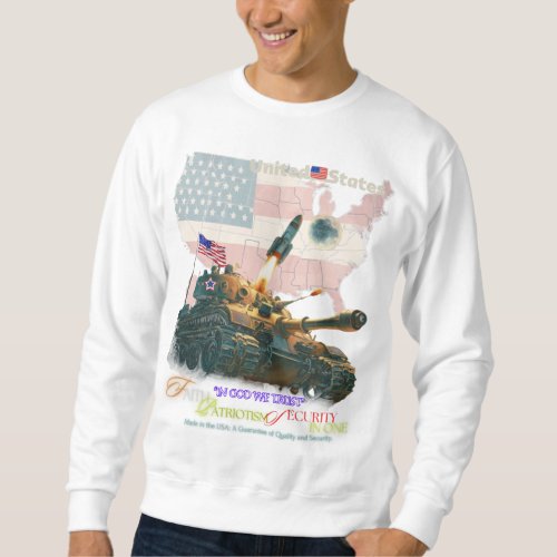America _ The Star of Hope and Security  Sweatshirt