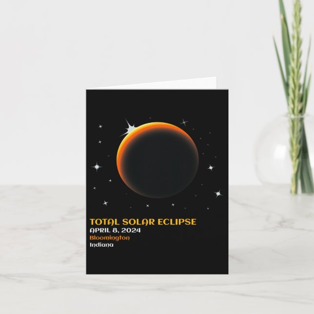 America Totality 04 08 24 Total Solar Eclipse 2024 Card (Front)