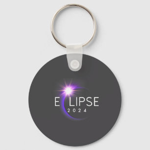 America Totality 04 08 24 Total Solar Eclipse 2024 Keychain