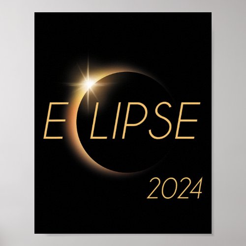 America Totality 04 08 24 Total Solar Eclipse 2024 Poster