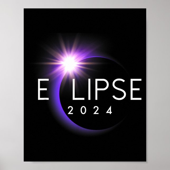 America Totality 04 08 24 Total Solar Eclipse 2024 Poster (Front)