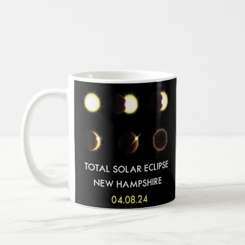 America Totality 04 08 24 Total Solar Eclipse New  Coffee Mug