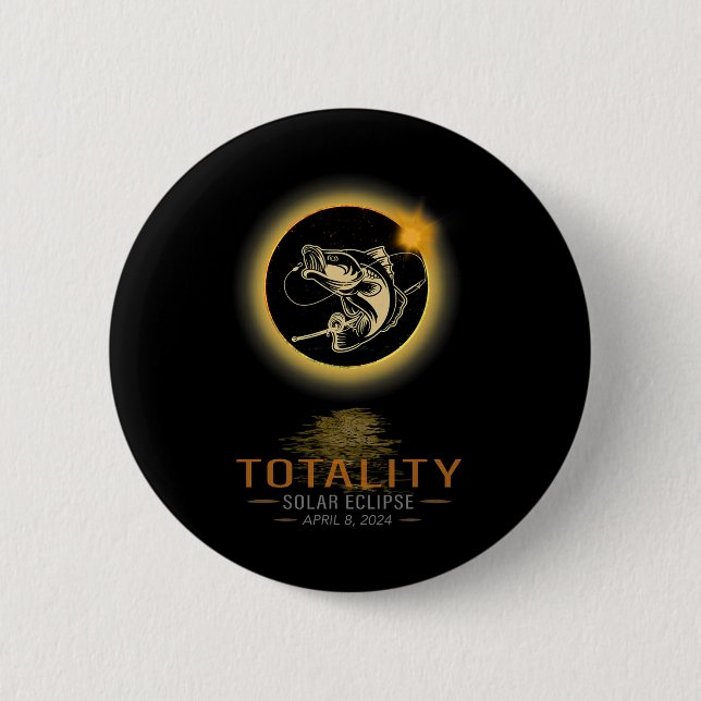 America Totality Spring 4 08 24 Total Solar Eclips Button (Front)