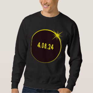 America Totality Spring 4 08 24 Total Solar Eclips Sweatshirt