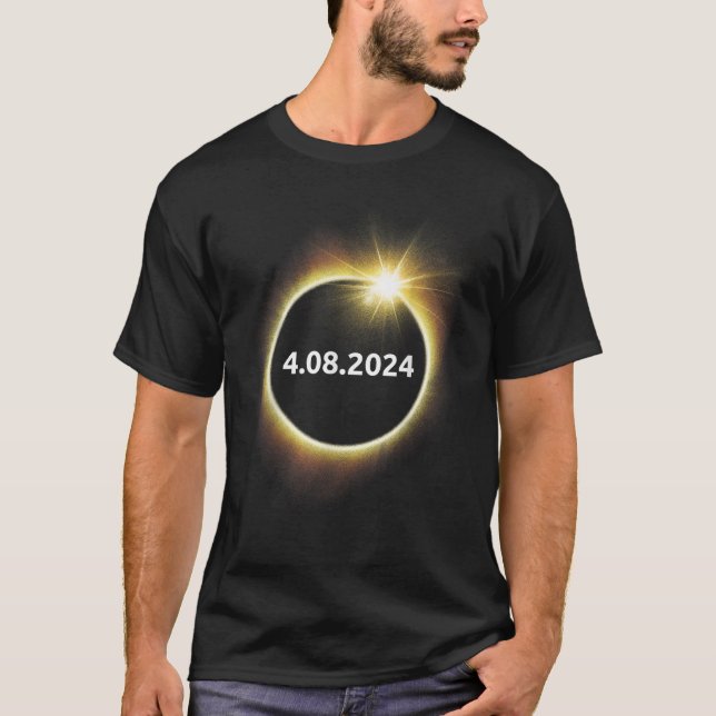 AMERICA TOTALITY Spring 4 08 24 Total Solar Eclips T-Shirt (Front)