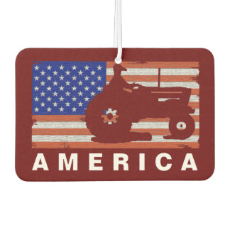 AMERICA -Tractor FLAG Air Freshener