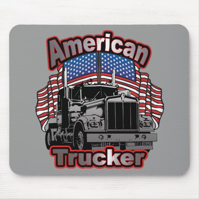 America Trucker Mouse Pad (Front)