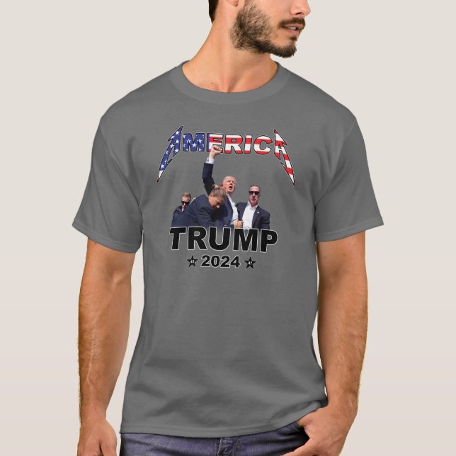 America, Trump 2024  T-Shirt (Front)