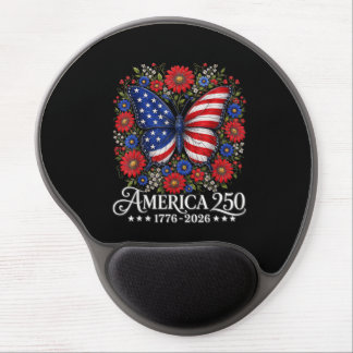 America US Flag 250 1776 2026 250th Anniversary 4t Gel Mouse Pad