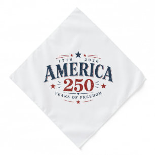 America USA 250th, 250 Years of Freedom Bandana