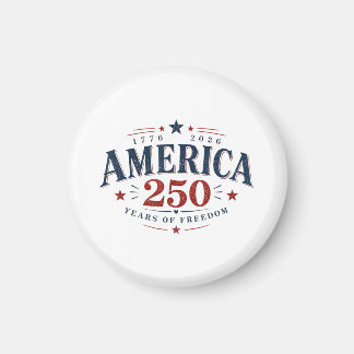 America USA 250th, 250 Years of Freedom Magnet