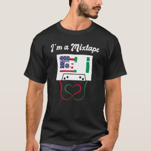 America USA American Nigeria Nigerian Melanin Mixe T-Shirt