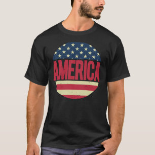America USA Flag Independence Day 4th of July T-Shirt