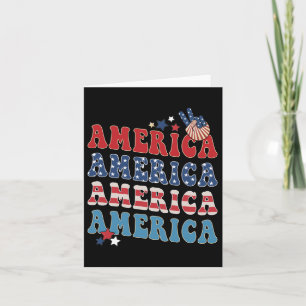 America Usa Fourth Of July 4th For Men Womens And Card
