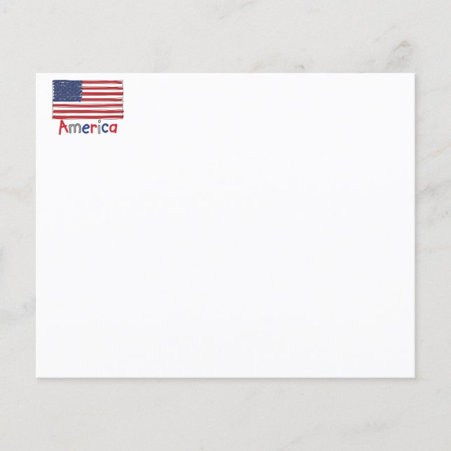 America USA KIDS Flag Flyer (Front)